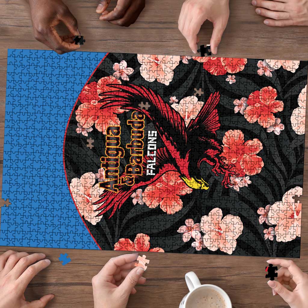 Antigua and Barbuda Cricket Puzzle 2025 Go Falcons Tropical Style - Wonder Print Shop