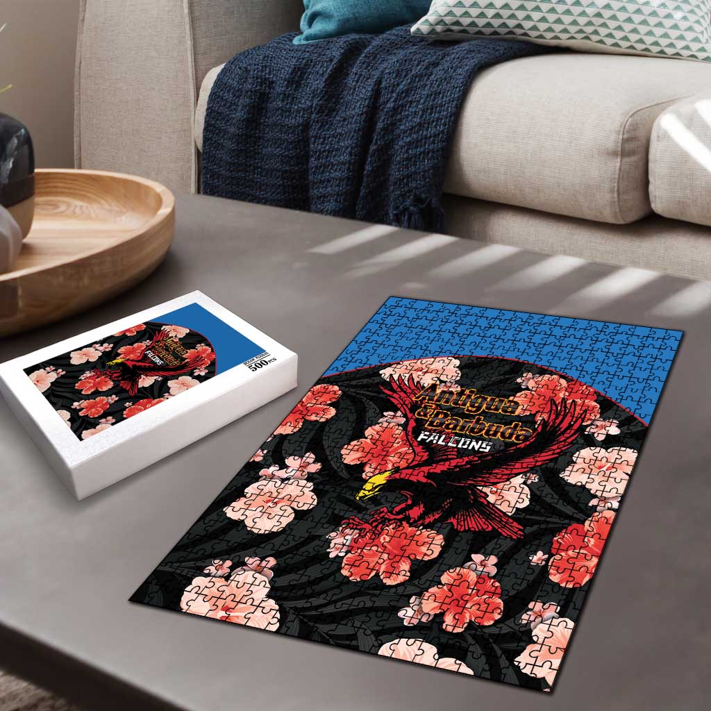 Antigua and Barbuda Cricket Puzzle 2025 Go Falcons Tropical Style - Wonder Print Shop