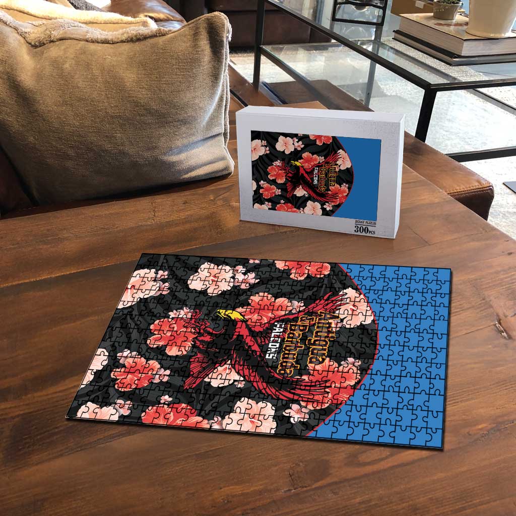 Antigua and Barbuda Cricket Puzzle 2025 Go Falcons Tropical Style - Wonder Print Shop