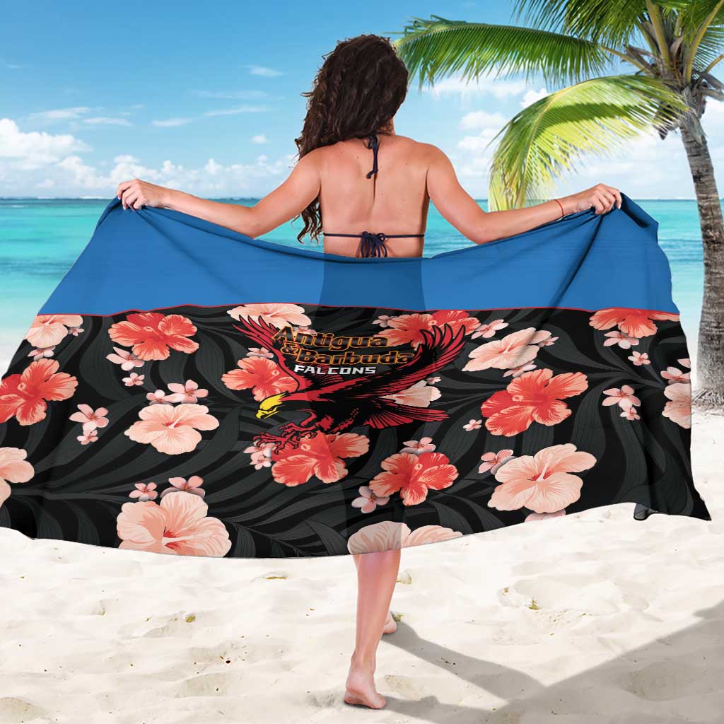 Antigua and Barbuda Cricket Sarong 2025 Go Falcons Tropical Style - Wonder Print Shop