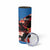 Custom Antigua and Barbuda Cricket Skinny Tumbler 2025 Go Falcons Tropical Style - Wonder Print Shop