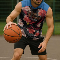 Custom Antigua and Barbuda Cricket Sleeveless Hoodie 2025 Go Falcons Tropical Style - Wonder Print Shop