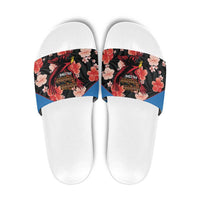 Antigua and Barbuda Cricket Slide Sandals 2025 Go Falcons Tropical Style - Wonder Print Shop
