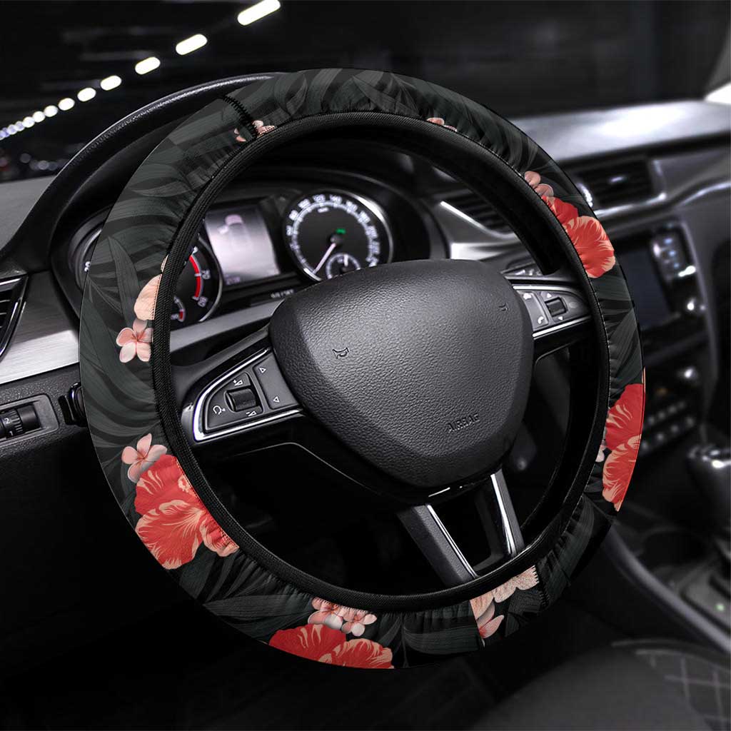 Antigua and Barbuda Cricket Steering Wheel Cover 2025 Go Falcons Tropical Style - Wonder Print Shop