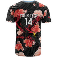 Custom Antigua and Barbuda Cricket T Shirt 2025 Go Falcons Tropical Style - Wonder Print Shop