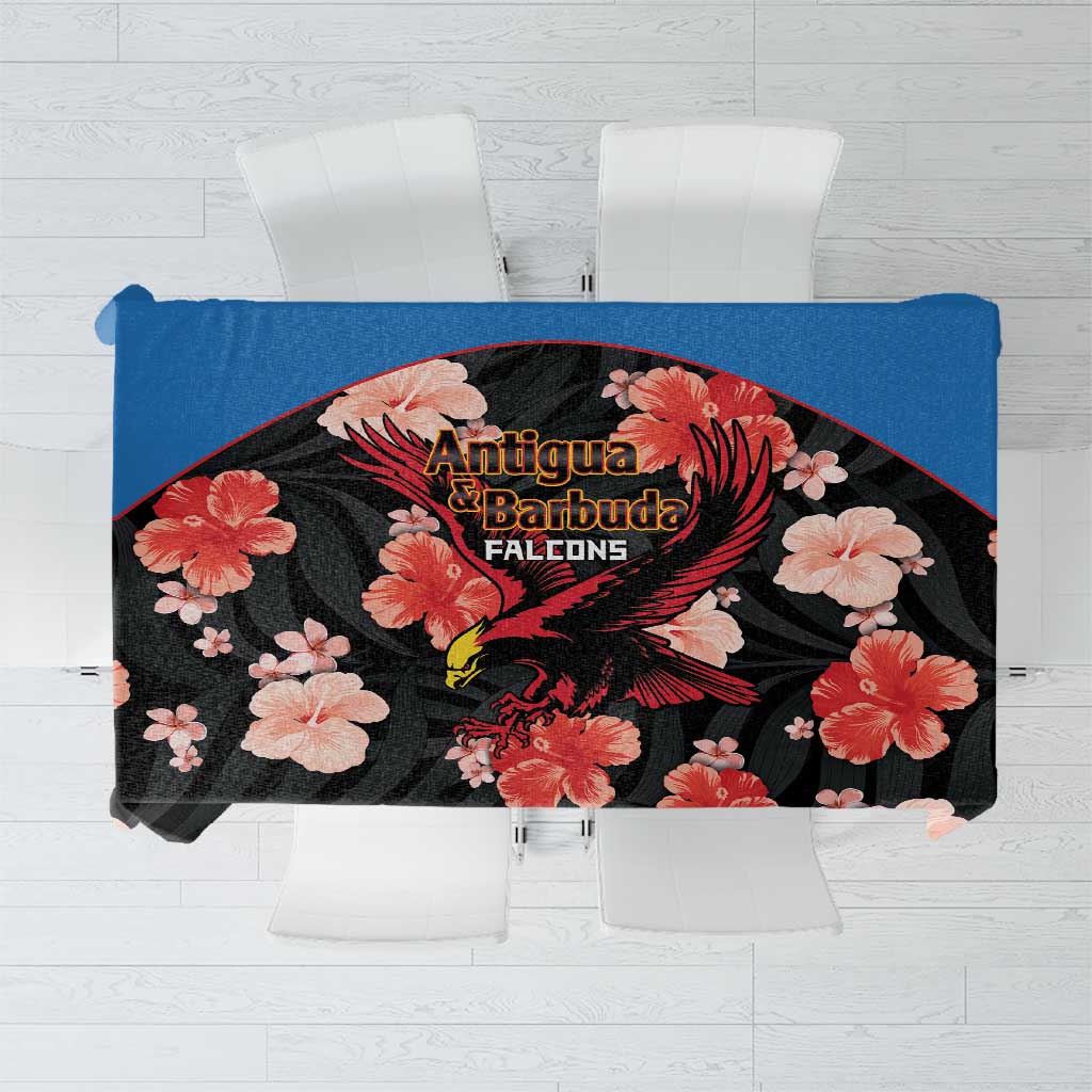 Antigua and Barbuda Cricket Tablecloth 2025 Go Falcons Tropical Style - Wonder Print Shop