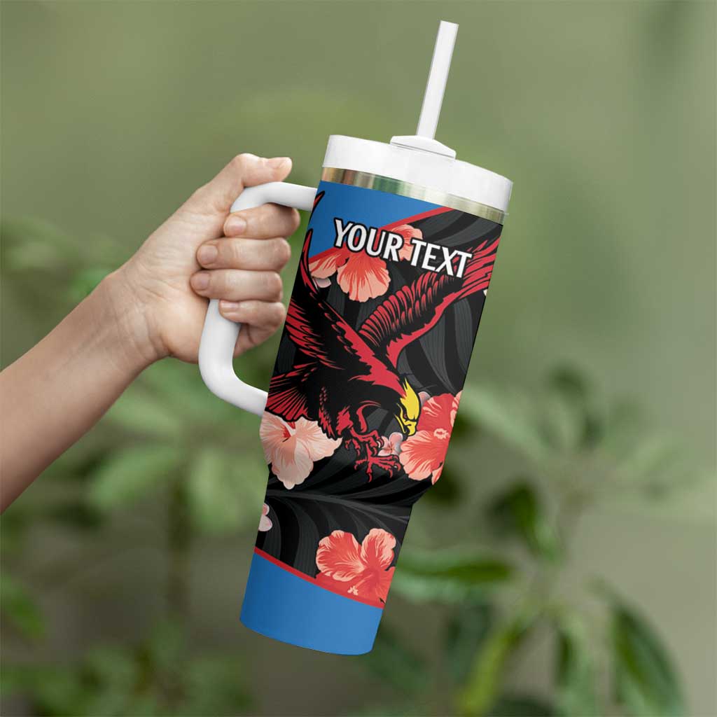 Custom Antigua and Barbuda Cricket Tumbler With Handle 2025 Go Falcons Tropical Style - Wonder Print Shop