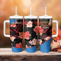 Custom Antigua and Barbuda Cricket Tumbler With Handle 2025 Go Falcons Tropical Style - Wonder Print Shop