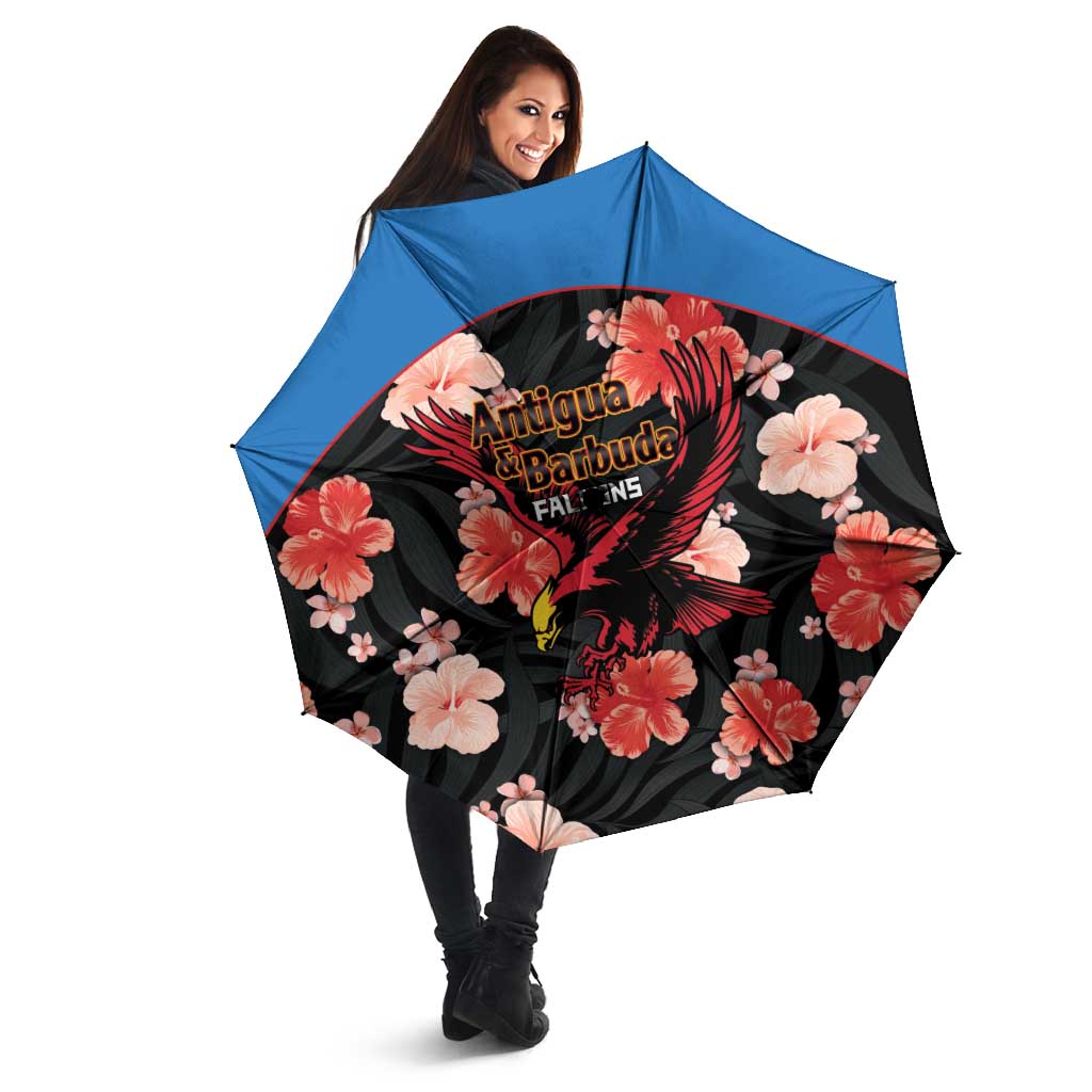 Antigua and Barbuda Cricket Umbrella 2025 Go Falcons Tropical Style - Wonder Print Shop