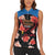 Custom Antigua and Barbuda Cricket Women Sleeveless Polo Shirt 2025 Go Falcons Tropical Style - Wonder Print Shop
