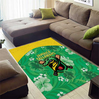 Jamaica Cricket Area Rug Fi Wi Tallawahs Tropical Style - Wonder Print Shop