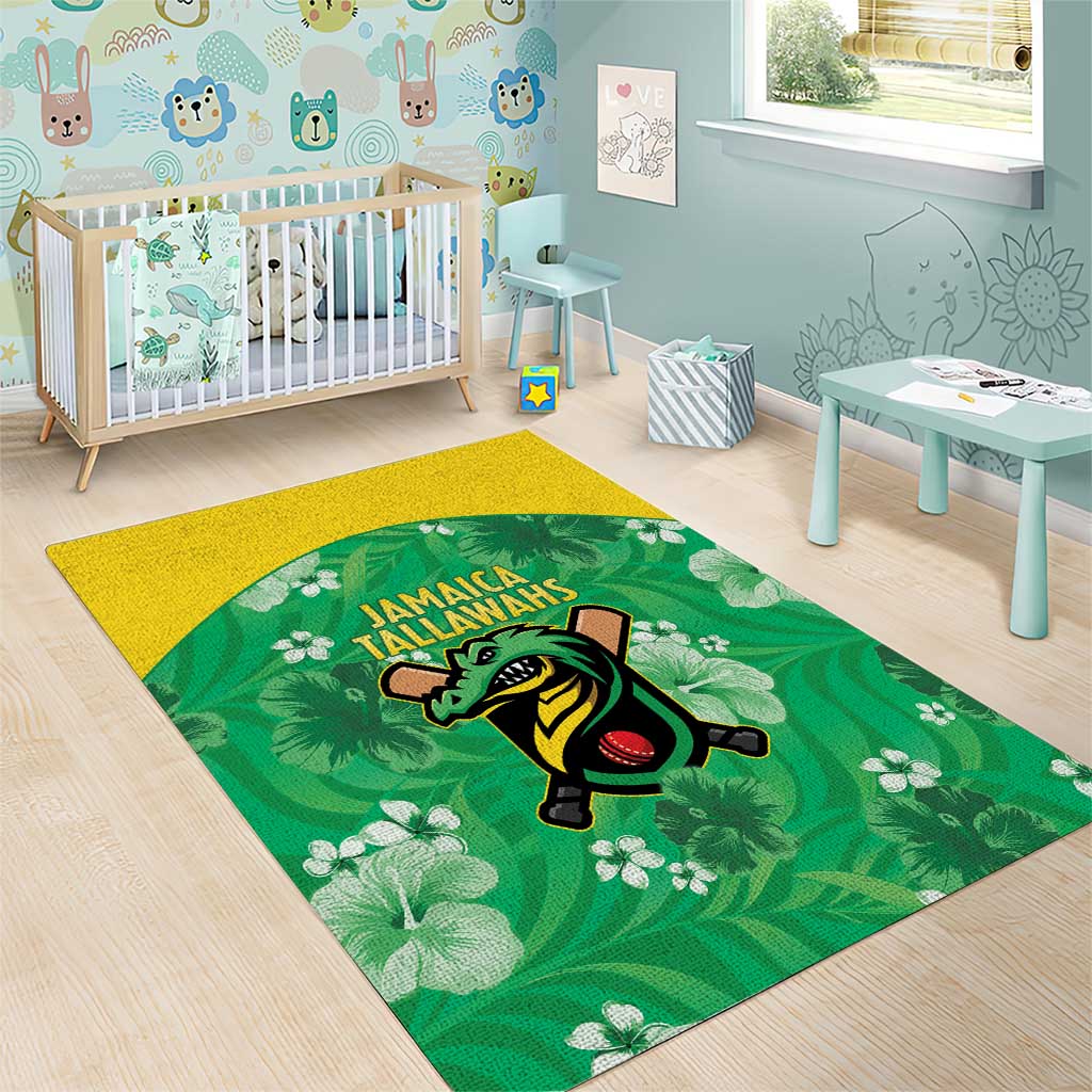 Jamaica Cricket Area Rug Fi Wi Tallawahs Tropical Style - Wonder Print Shop