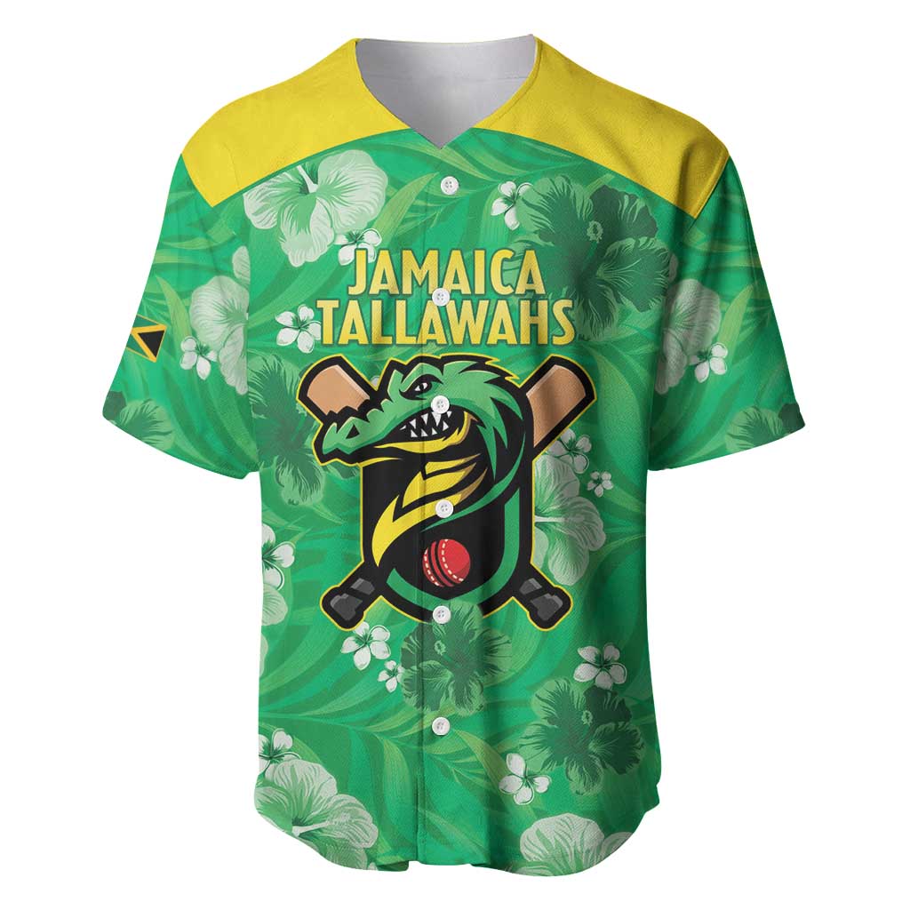 Custom Jamaica Cricket Baseball Jersey Fi Wi Tallawahs Tropical Style - Wonder Print Shop