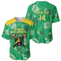 Custom Jamaica Cricket Baseball Jersey Fi Wi Tallawahs Tropical Style - Wonder Print Shop