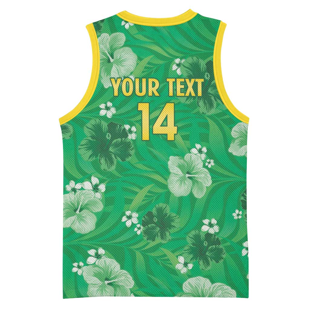 Custom Jamaica Cricket Basketball Jersey Fi Wi Tallawahs Tropical Style - Wonder Print Shop