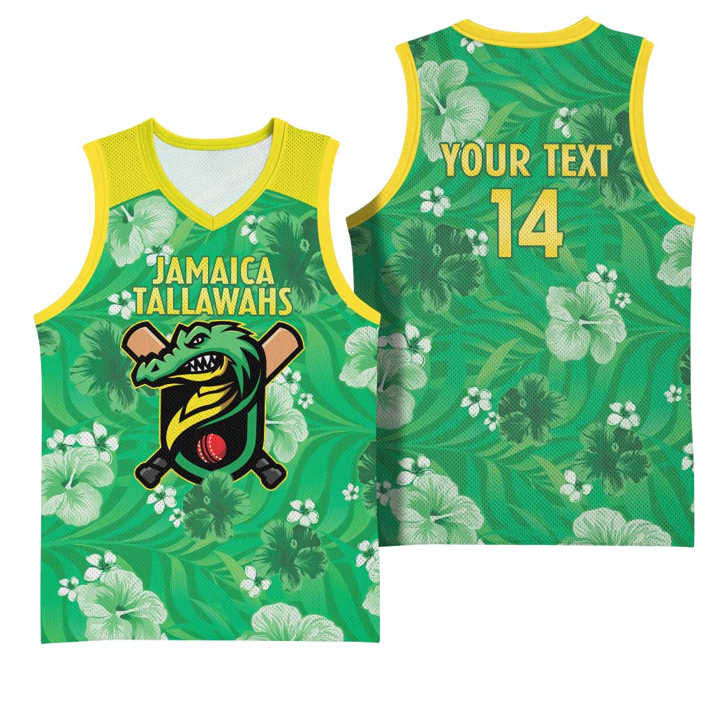 Custom Jamaica Cricket Basketball Jersey Fi Wi Tallawahs Tropical Style - Wonder Print Shop
