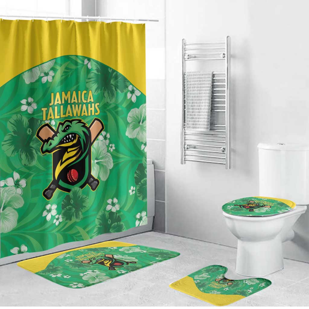 Jamaica Cricket Bathroom Set Fi Wi Tallawahs Tropical Style - Wonder Print Shop