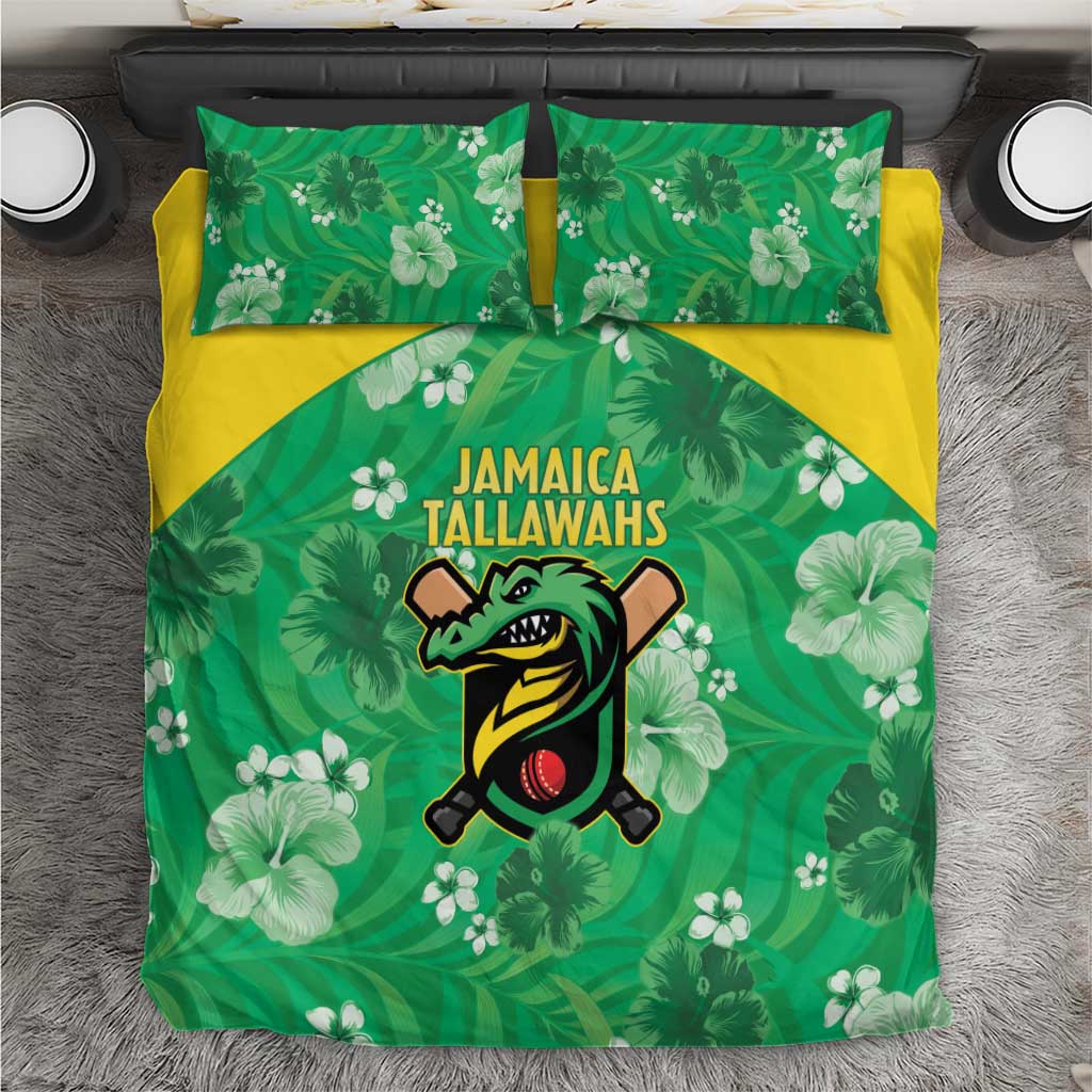 Jamaica Cricket Bedding Set Fi Wi Tallawahs Tropical Style - Wonder Print Shop