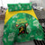 Jamaica Cricket Bedding Set Fi Wi Tallawahs Tropical Style - Wonder Print Shop