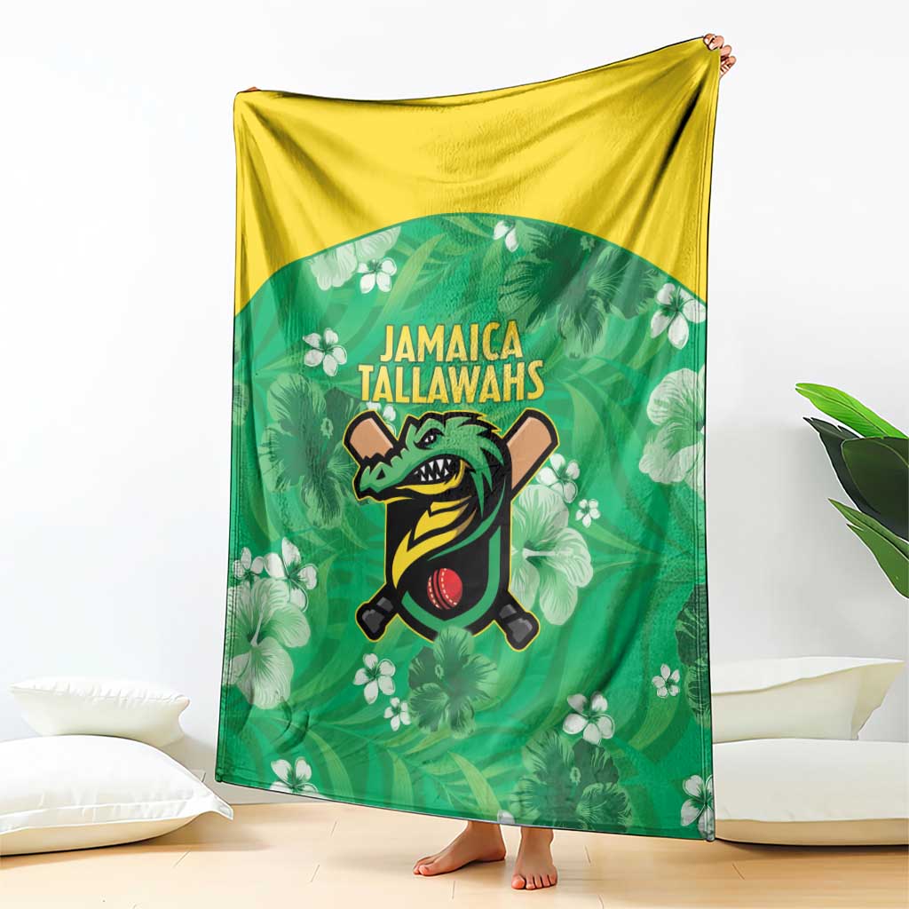 Jamaica Cricket Blanket Fi Wi Tallawahs Tropical Style - Wonder Print Shop