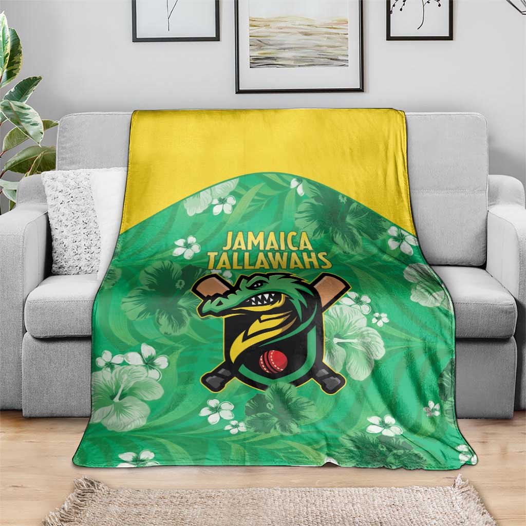 Jamaica Cricket Blanket Fi Wi Tallawahs Tropical Style - Wonder Print Shop