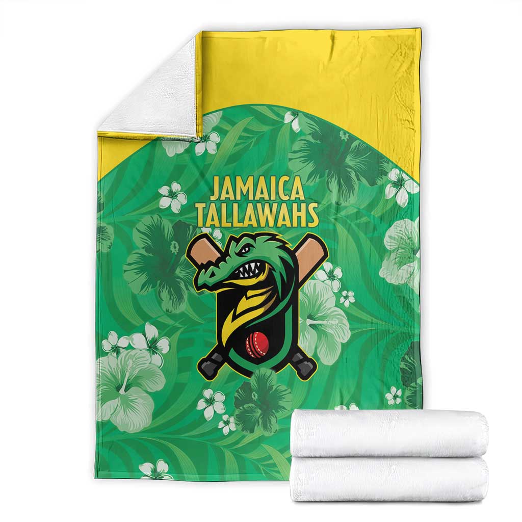 Jamaica Cricket Blanket Fi Wi Tallawahs Tropical Style - Wonder Print Shop