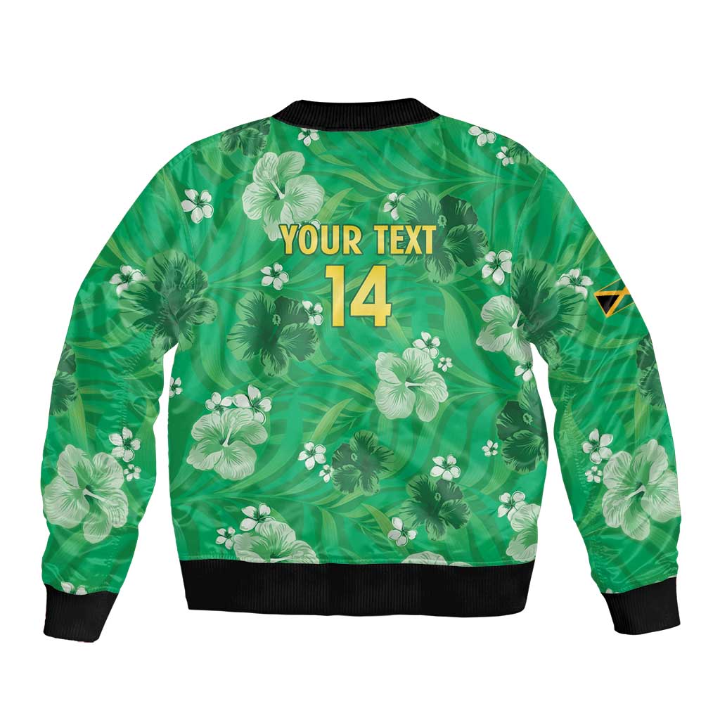 Custom Jamaica Cricket Bomber Jacket Fi Wi Tallawahs Tropical Style - Wonder Print Shop