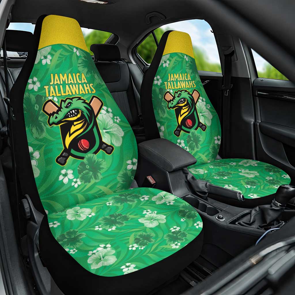 Jamaica Cricket Car Seat Cover Fi Wi Tallawahs Tropical Style - Wonder Print Shop