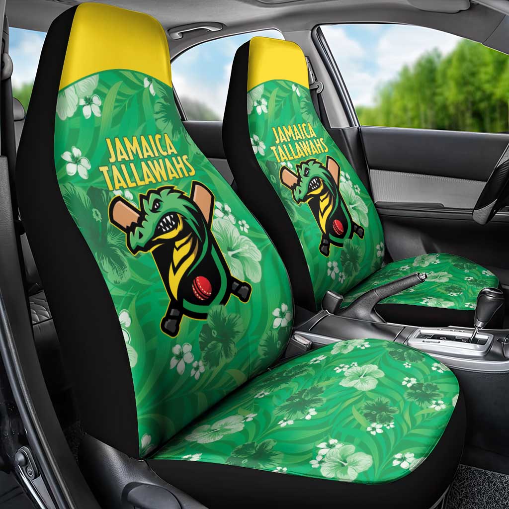 Jamaica Cricket Car Seat Cover Fi Wi Tallawahs Tropical Style - Wonder Print Shop