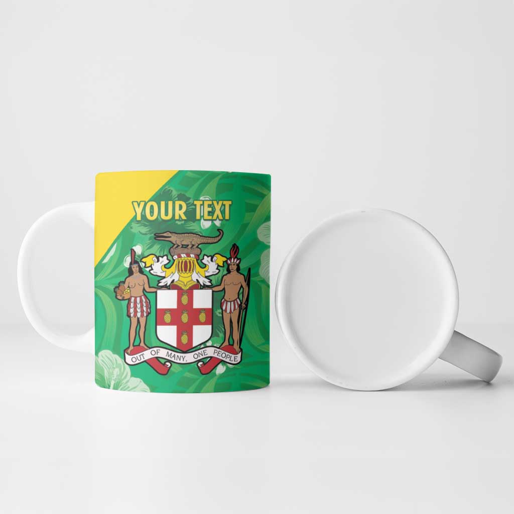 Custom Jamaica Cricket Ceramic Mug Fi Wi Tallawahs Tropical Style - Wonder Print Shop
