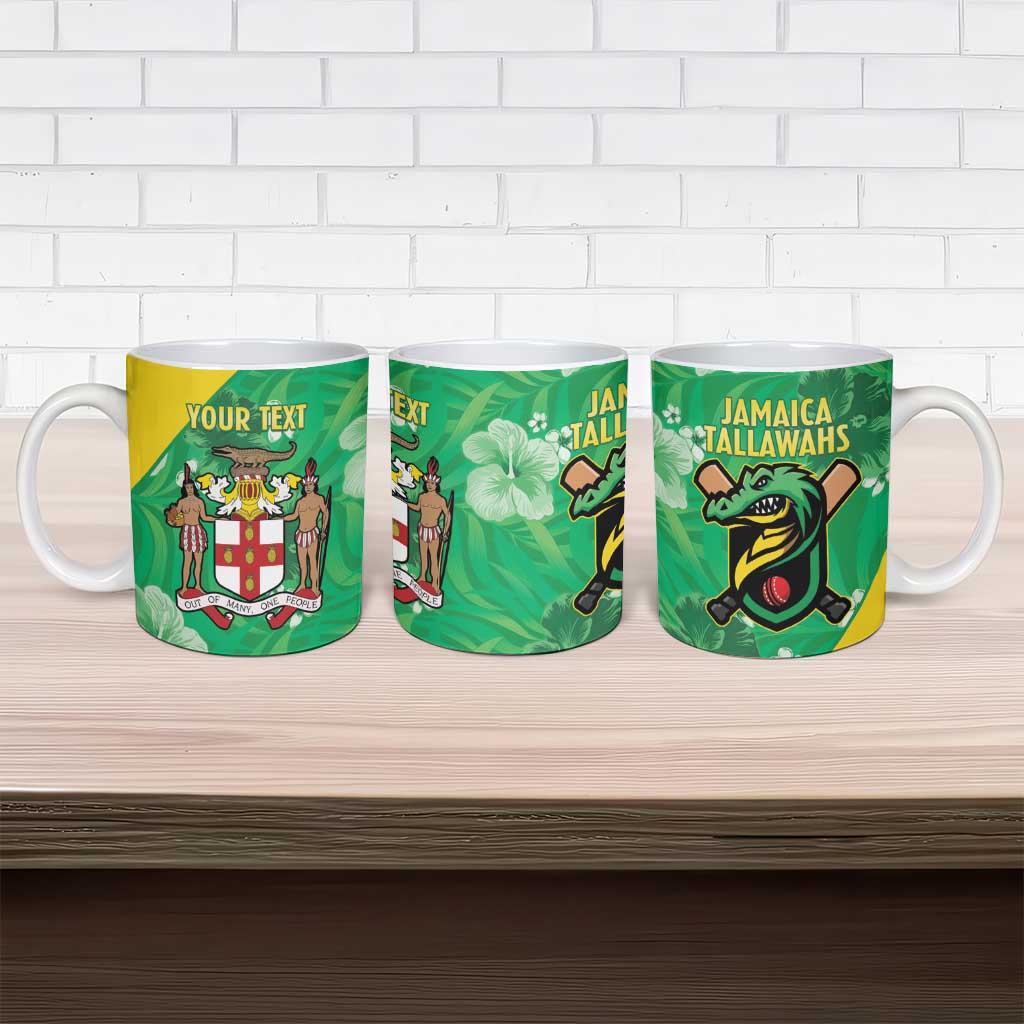Custom Jamaica Cricket Ceramic Mug Fi Wi Tallawahs Tropical Style - Wonder Print Shop