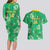 Custom Jamaica Cricket Couples Matching Long Sleeve Bodycon Dress and Hawaiian Shirt Fi Wi Tallawahs Tropical Style - Wonder Print Shop