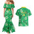 Custom Jamaica Cricket Couples Matching Mermaid Dress and Hawaiian Shirt Fi Wi Tallawahs Tropical Style - Wonder Print Shop