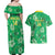 Custom Jamaica Cricket Couples Matching Off Shoulder Maxi Dress and Hawaiian Shirt Fi Wi Tallawahs Tropical Style - Wonder Print Shop