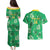 Custom Jamaica Cricket Couples Matching Puletasi and Hawaiian Shirt Fi Wi Tallawahs Tropical Style - Wonder Print Shop