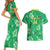 Custom Jamaica Cricket Couples Matching Short Sleeve Bodycon Dress and Hawaiian Shirt Fi Wi Tallawahs Tropical Style - Wonder Print Shop