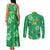 Custom Jamaica Cricket Couples Matching Tank Maxi Dress and Long Sleeve Button Shirt Fi Wi Tallawahs Tropical Style - Wonder Print Shop