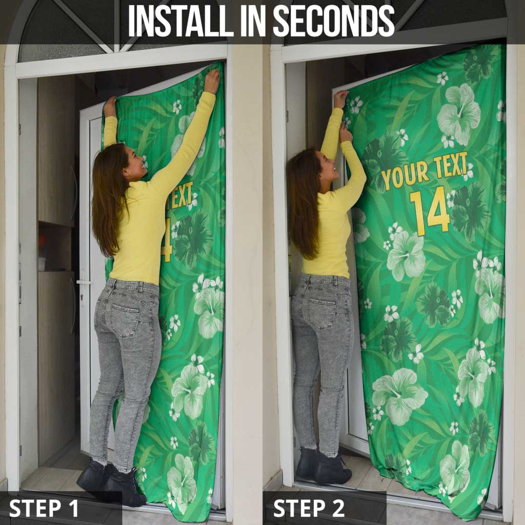 Jamaica Cricket Door Cover Fi Wi Tallawahs Tropical Style - Wonder Print Shop