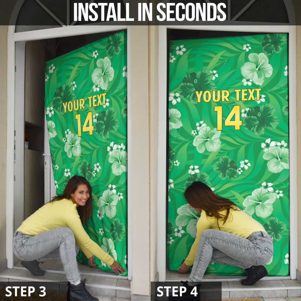 Jamaica Cricket Door Cover Fi Wi Tallawahs Tropical Style - Wonder Print Shop