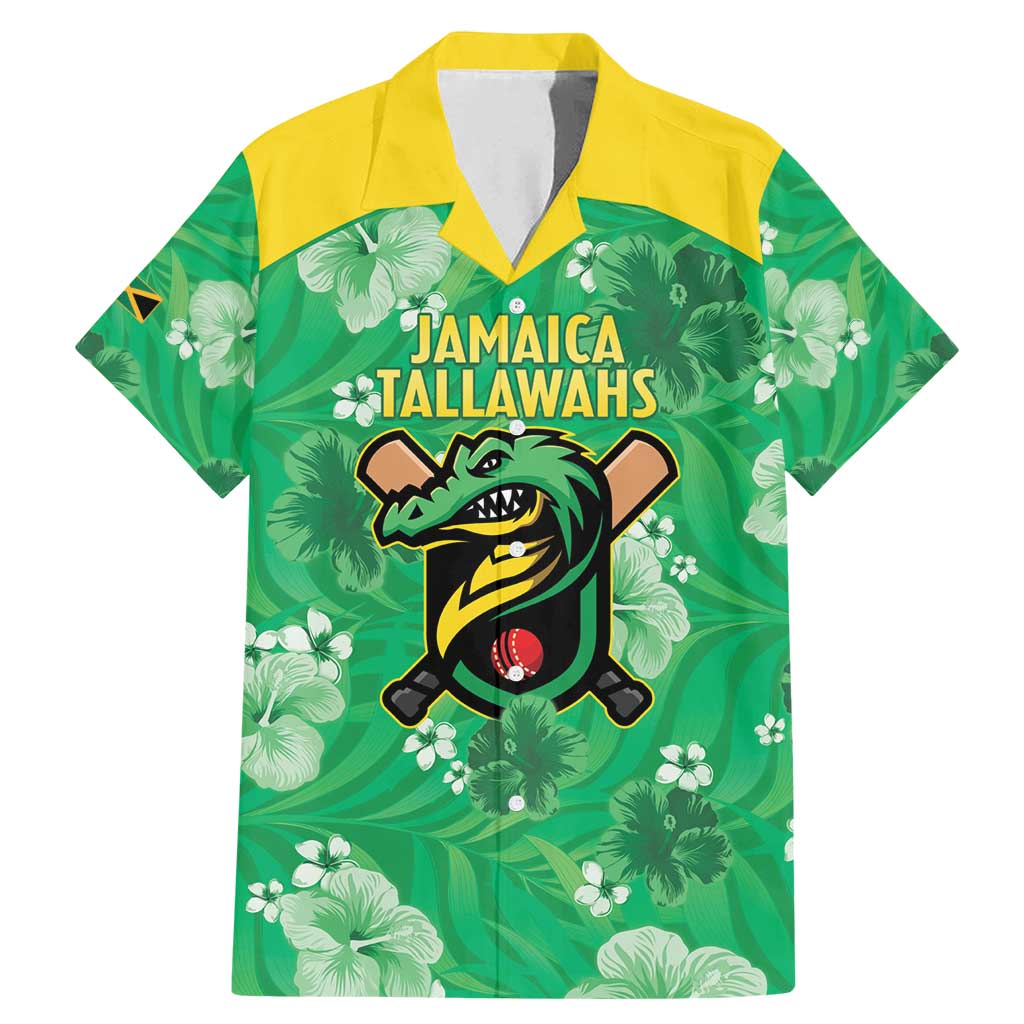 Custom Jamaica Cricket Family Matching Mermaid Dress and Hawaiian Shirt Fi Wi Tallawahs Tropical Style - Wonder Print Shop