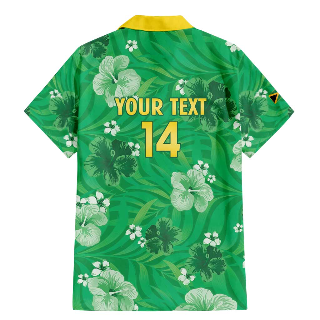 Custom Jamaica Cricket Family Matching Mermaid Dress and Hawaiian Shirt Fi Wi Tallawahs Tropical Style - Wonder Print Shop