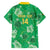 Custom Jamaica Cricket Family Matching Off The Shoulder Long Sleeve Dress and Hawaiian Shirt Fi Wi Tallawahs Tropical Style - Wonder Print Shop