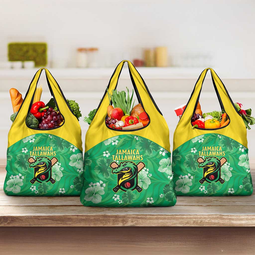 Jamaica Cricket Grocery Bag Fi Wi Tallawahs Tropical Style - Wonder Print Shop