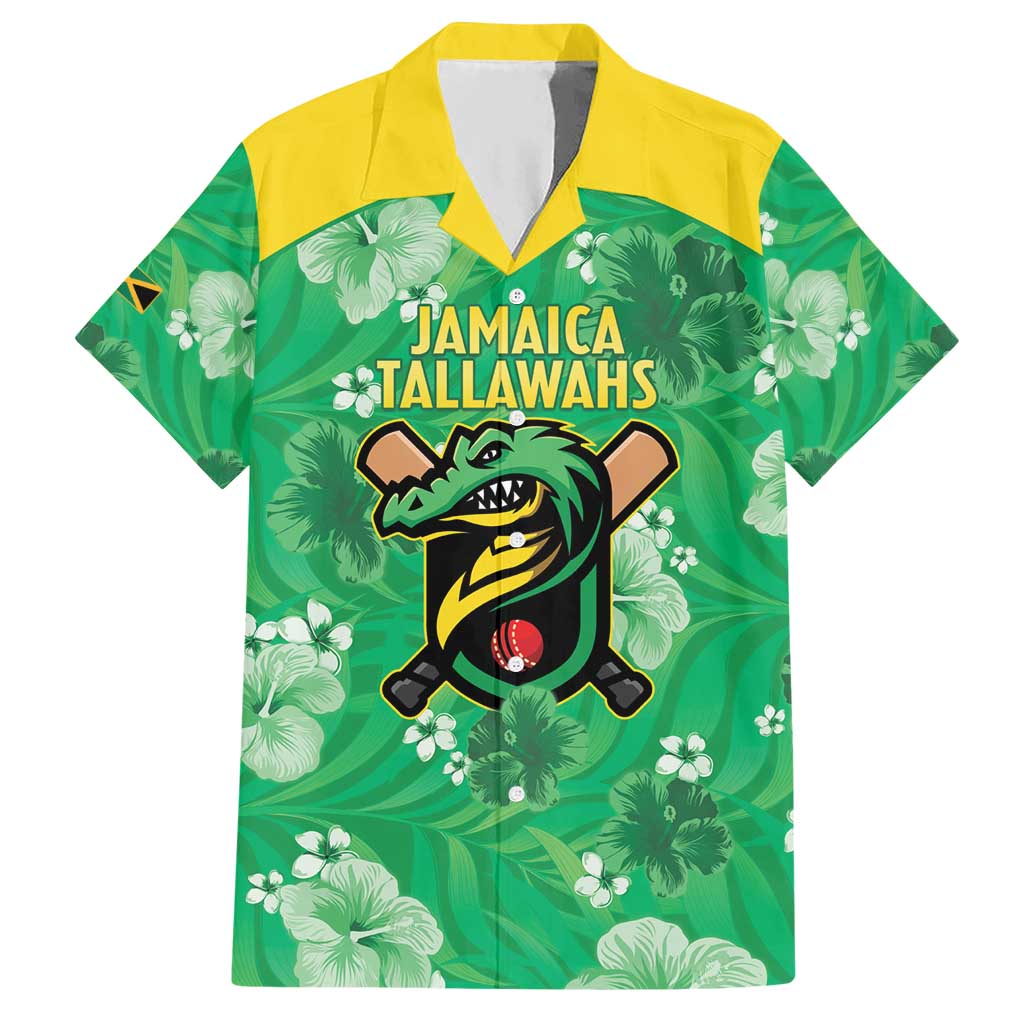 Custom Jamaica Cricket Hawaiian Shirt Fi Wi Tallawahs Tropical Style - Wonder Print Shop