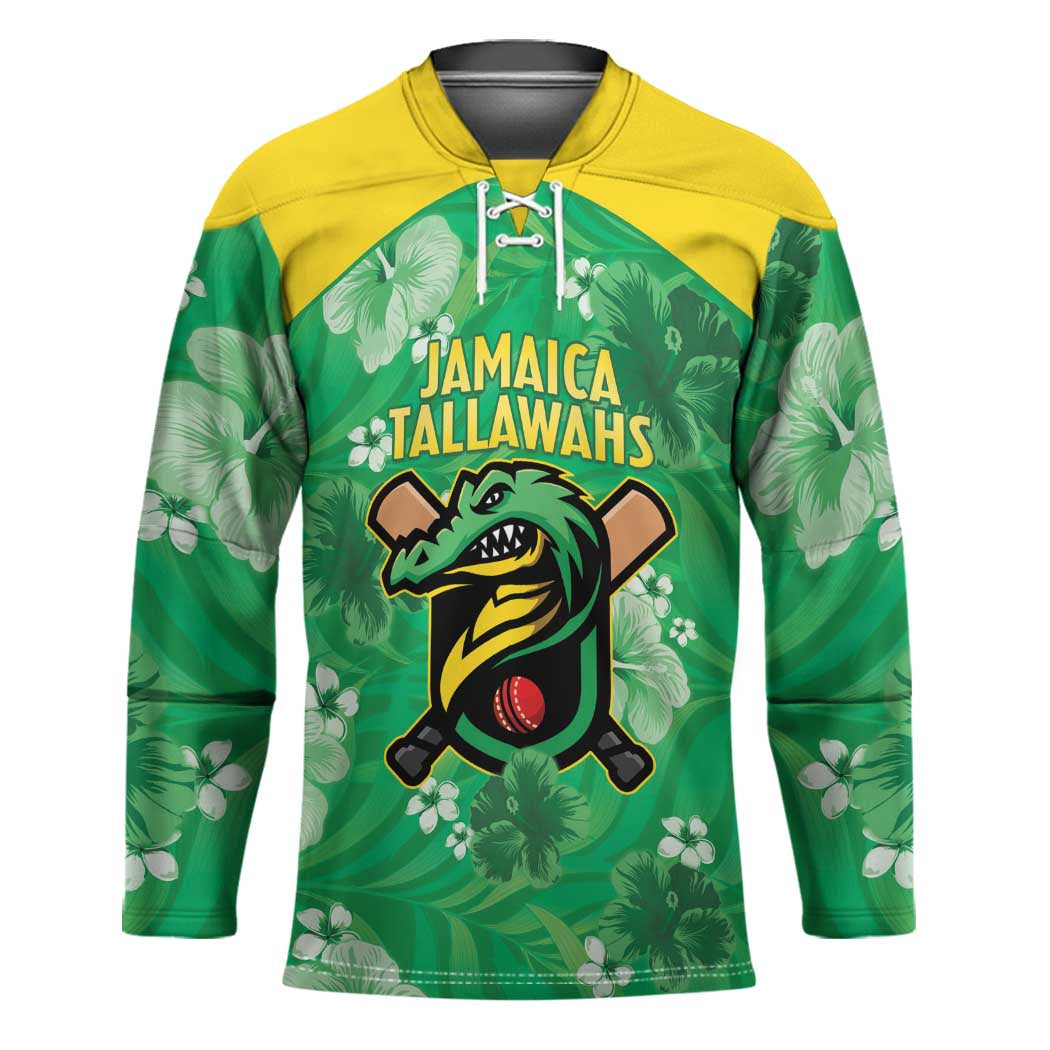 Custom Jamaica Cricket Hockey Jersey Fi Wi Tallawahs Tropical Style - Wonder Print Shop
