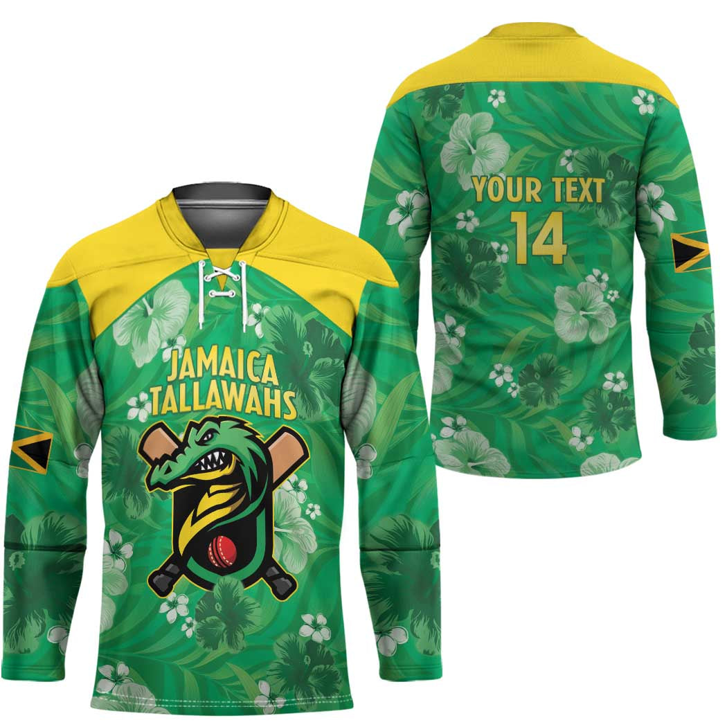 Custom Jamaica Cricket Hockey Jersey Fi Wi Tallawahs Tropical Style - Wonder Print Shop