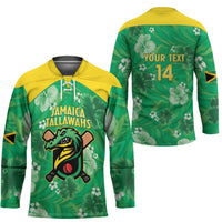 Custom Jamaica Cricket Hockey Jersey Fi Wi Tallawahs Tropical Style - Wonder Print Shop