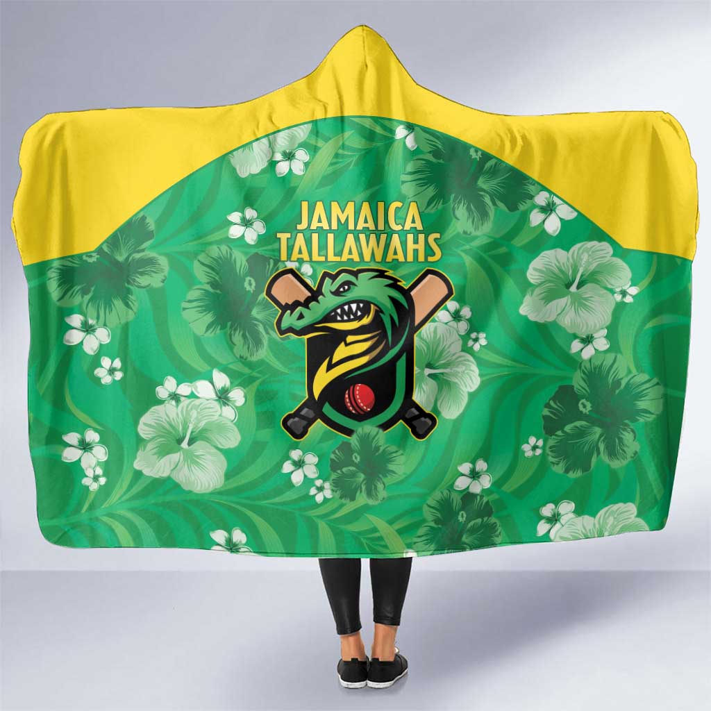 Jamaica Cricket Hooded Blanket Fi Wi Tallawahs Tropical Style - Wonder Print Shop