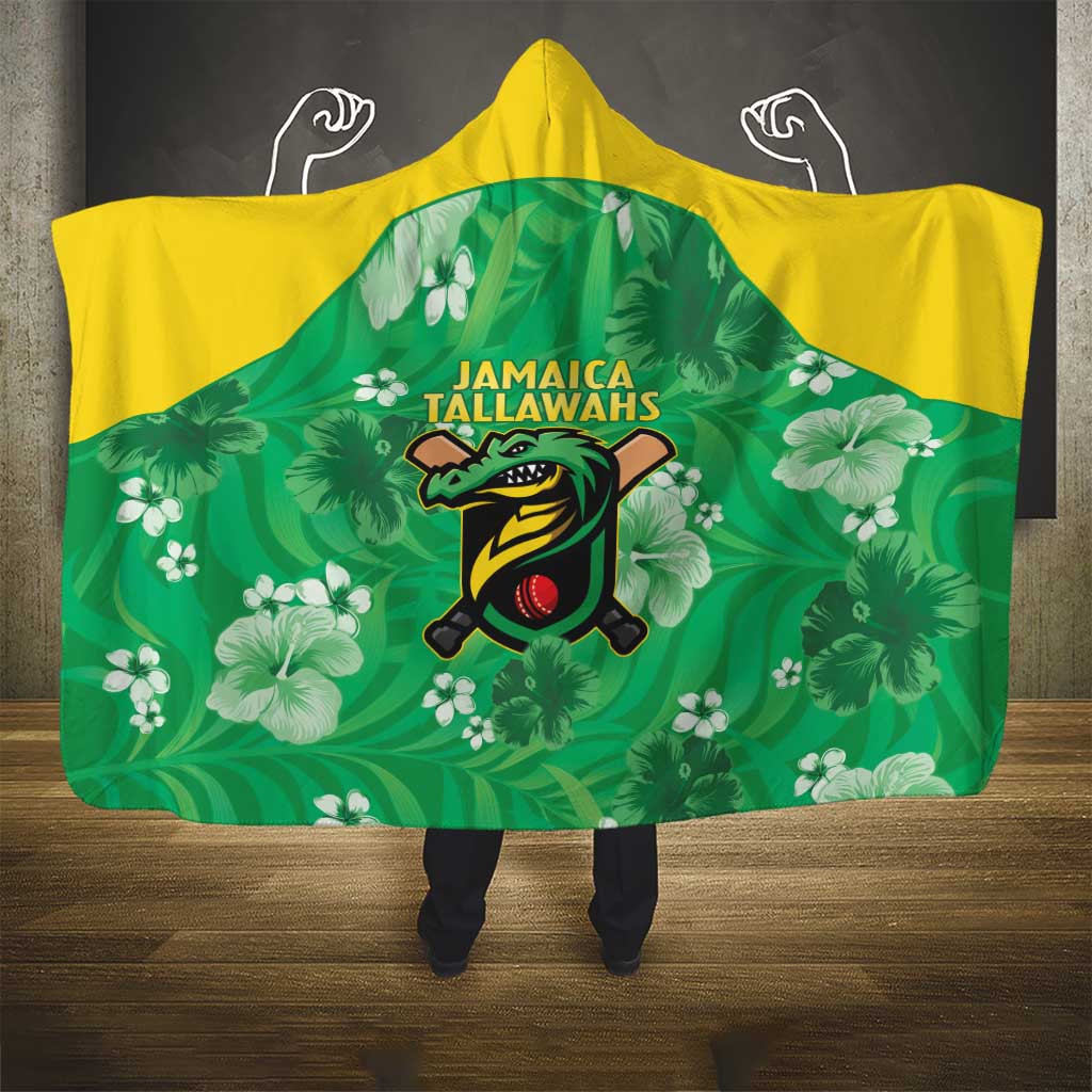 Jamaica Cricket Hooded Blanket Fi Wi Tallawahs Tropical Style - Wonder Print Shop