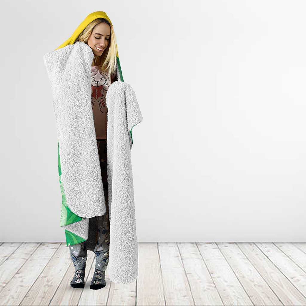 Jamaica Cricket Hooded Blanket Fi Wi Tallawahs Tropical Style - Wonder Print Shop